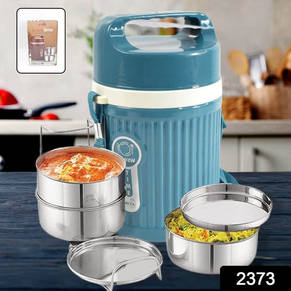 Stackable Insulated Tiffin with Handle (1 Pc): Leakproof, Hot Food Container - dailyneed.life