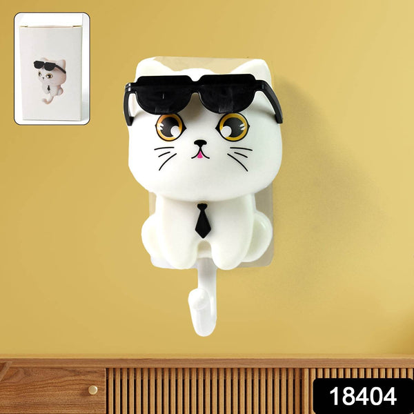 Cat Hook for Wall, Cute Cat Key Hook with Sunglasses (1 Pc) - dailyneed.life