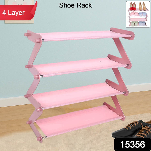 Shoe Rack Z-Shaped Four Layer (1 Pc / 4 Layer) - dailyneed.life