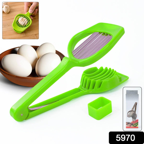 Multipurpose Slicer with Seven Blades, Egg Slicers Stainless Slicer, Strawberry, Tomato, Kiwi, Fruit Cutter, Divider Separator - dailyneed.life