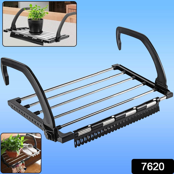 Steel Small Hanging Rack Cloth Drying Rack for Home, Balcony, and Window - dailyneed.life