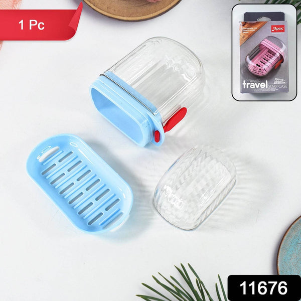 Apex Unbreakable Travel Soap Case with Secure Lock ,Sabudani(1 Pc) - dailyneed.life