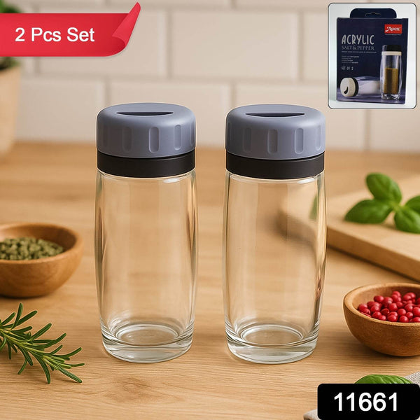 Apex Acrylic Salt and Pepper Shaker Set of 2 - dailyneed.life