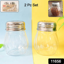 Apex Oregano & Chilli Flakes Dispenser Set – 2 Pcs Plastic Spice Shaker with Stainless Steel Lid - dailyneed.life