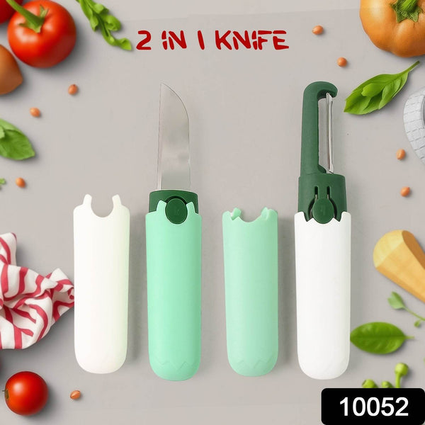 2-in-1 Multifunctional Knife & Sawtooth Peeler for Fruits and Vegetables - dailyneed.life