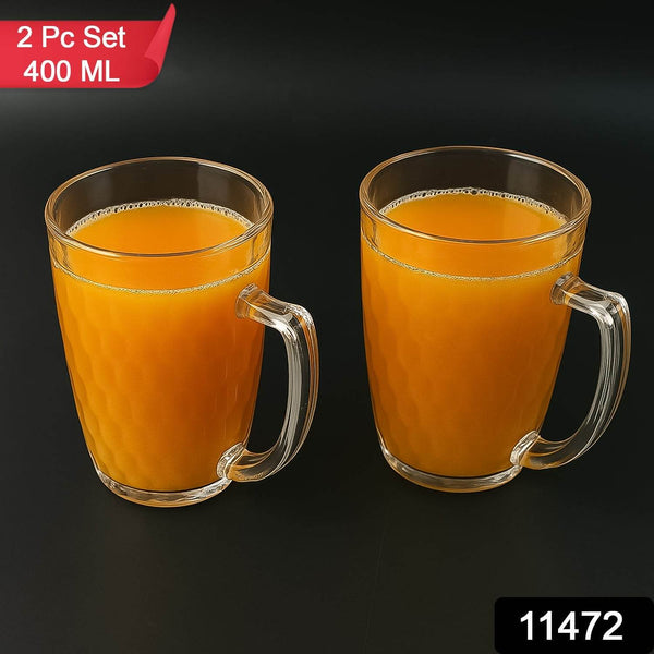 Apex Mocktail Mug Glass (2 Pc Set / 400 ML) - dailyneed.life