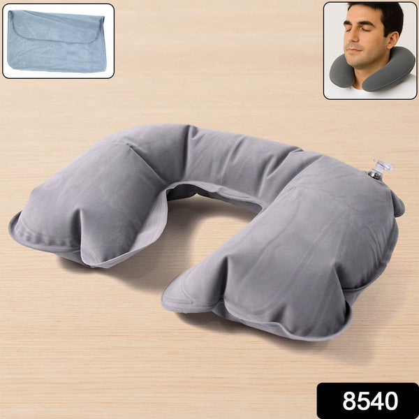 Inflatable & Foldable, Pillow U Shape Air Cushion Travel Pillow (1 Pc / Mix Color) - dailyneed.life