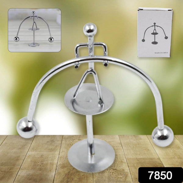 Mini Steel Balance Toy (1 Pc): Desk Decor, Perpetual Motion, Physics Toy - dailyneed.life