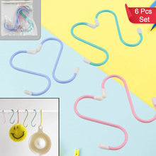 S Shape Metal Hooks for Hanging, Heavy Duty S Shaped Hooks for Hanging Clothes, Metal Hooks for Kitchen, Wardrobe, Work Shop, Bathroom, Garden, Office (6 Pcs Set) - dailyneed.life