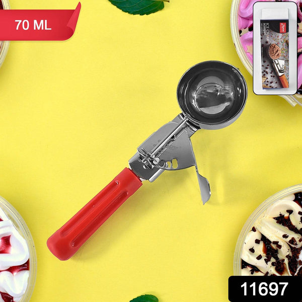 Apex Ice Cream Scoop – 70 ML Stainless Steel Head with Ergonomic Handle (1 Pc) - dailyneed.life
