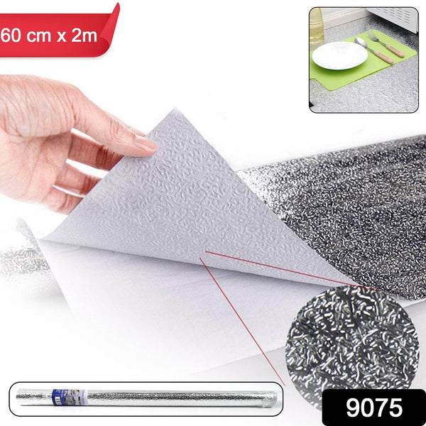 Aluminium foil for Kitchen and Aluminium Foil Paper Sticker Roll for Kitchen Wall, Drawers. (60cmx2Meter) - dailyneed.life