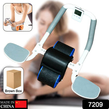 Abdominal Roller Wheel, Automatic Rebound Sponge Handle, Double Wheel Abdominal Roller, Non-Slip Timer Function with Elbow Support for Exercises for Body Fitness Strength Training Home Gym - dailyneed.life