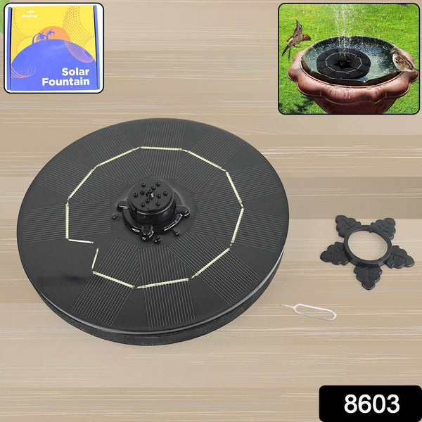 Fast Fountain by Pocket Hose - Solar-Powered - Instantly Adds a Water Feature Virtually Anywhere - 5 Spray Modes - No Installation or Batteries Required - Great for Bird Baths, Pools, Pond & More (1 Pc) - dailyneed.life