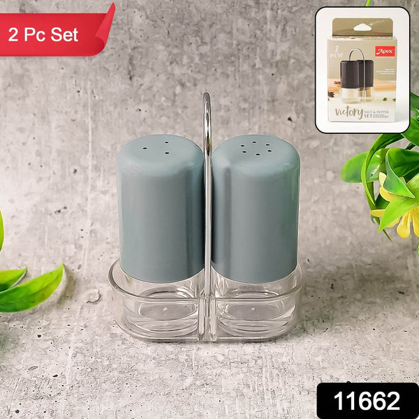 Apex Victory Salt & Pepper Dispenser Set – 2 Pcs Acrylic Seasoning Shaker - dailyneed.life