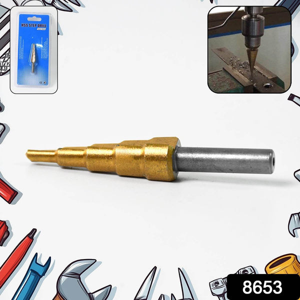 Step Drill Bit for Metal, High-Speed Steel Step Drill Bit (1 pc / 4-12 MM) - dailyneed.life