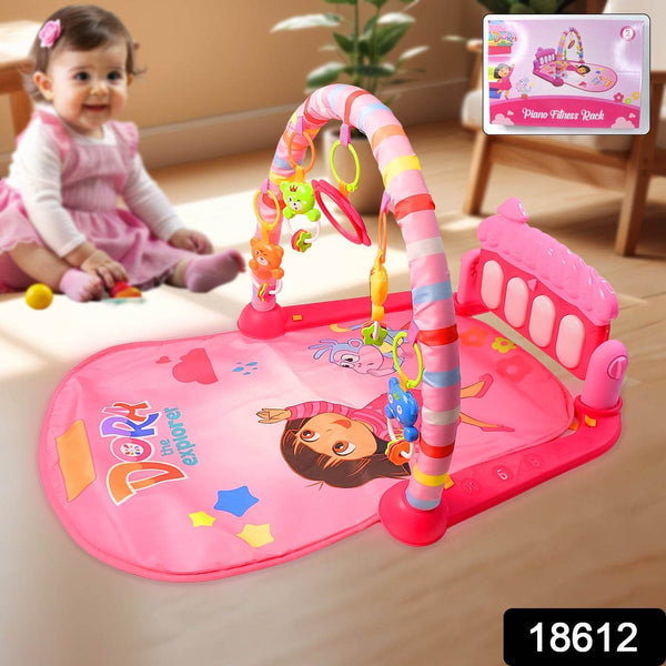 2in1 Baby Kick and Play Piano Gym Mat & Fitness Rack (1 Set) - dailyneed.life