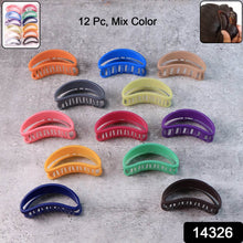 Plastic Hair Clamp Grip, Simple Matte Hair Barrette Clamp (12 Pc) - dailyneed.life