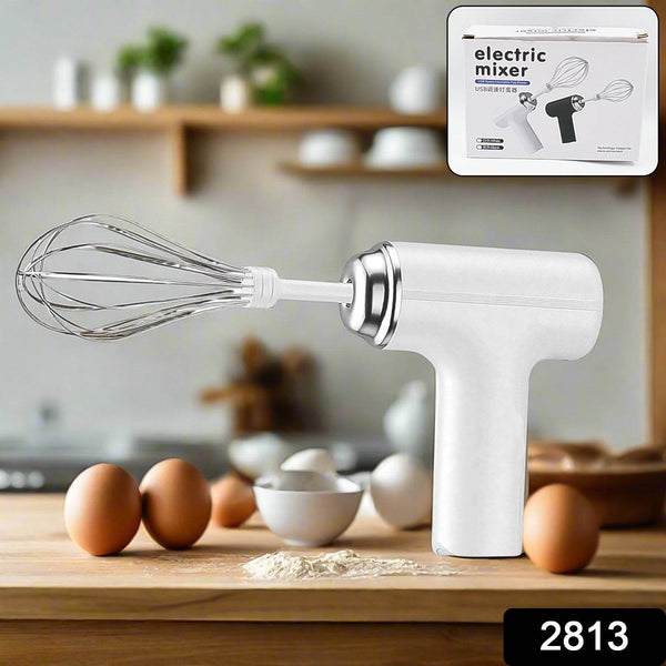 Wireless Portable Hand Mixer - Rechargeable Handheld Whisk Beater for Baking & Blending (2pc) - dailyneed.life