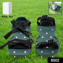 Lawn Aerator Sandals, Garden Grass Aerator Spiked Sandals Green Studded Shoes for Yard Patio Garden Excavation - dailyneed.life