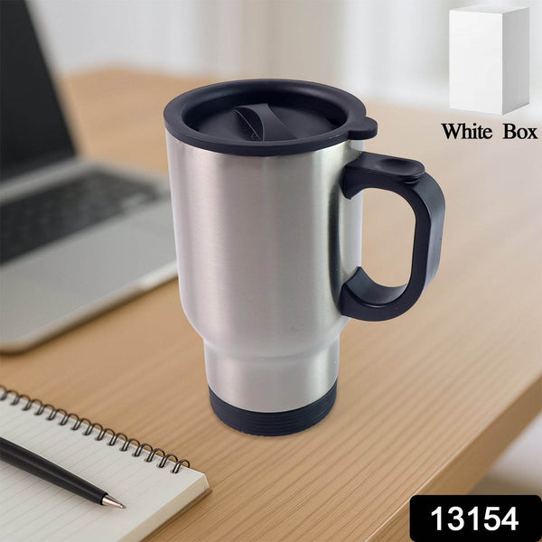 Stainless Steel Vacuum Glass Insulated Glass Coffee Cups (With Lid & Handle / 1 pc) - dailyneed.life