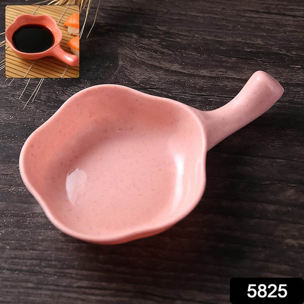 Mini Flower-Shaped Sauce Dish with Handle - dailyneed.life