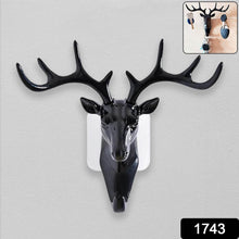 Deer Head Self Adhesive Wall Door Hook Hanger - dailyneed.life