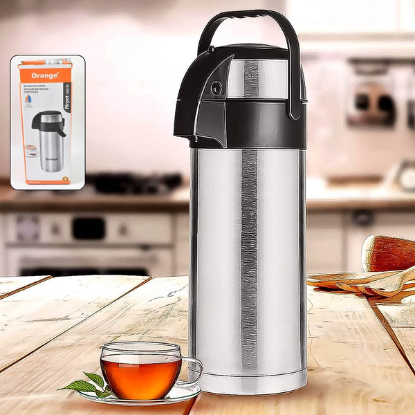 Beverage Dispenser Stainless Steel for Serving Tea and Coffee, Thermos steel (4000 ML) - dailyneed.life