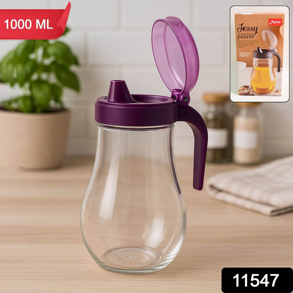Apex Jessy Oil and Juice Pourer Dispenser Bottle Approx 1000ml (1 Pc) - dailyneed.life