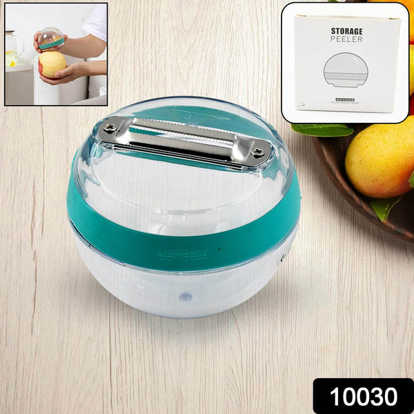 Multifunctional Round Peeler with Removable Storage – Washable Vegetable & Fruit Peeler for Kitchen (1 Pc / Mix Color) - dailyneed.life