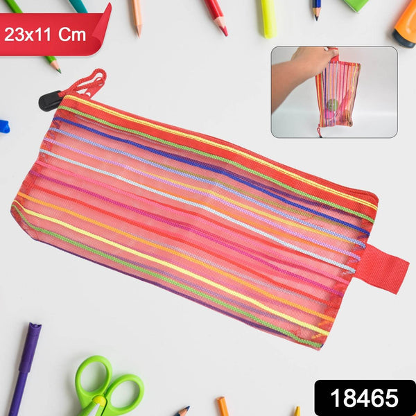 Transparent Zippered Nylon Mesh Multi Purpose Pouch / Purse - dailyneed.life