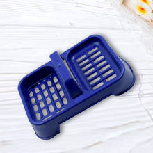 2in1 Plastic Soap Case, Dual Section Soap Holder for Bathroom or Kitchen Sink ,Sabudani(1 Pc / Multicolor) - dailyneed.life