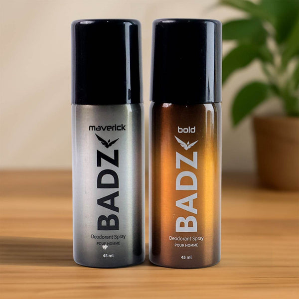 BADZ Long-Lasting Premium Deodorant Body Spray for Men (1 Pc / Mixed Fragrance / 45 ML) - dailyneed.life