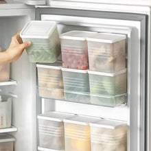 Transparent Square Plastic Food Storage Container Set (6 Pc) - dailyneed.life