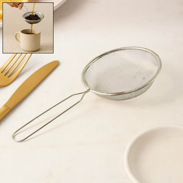 Stainless Steel Fine Mesh Tea & Coffee Strainer (1 Pc) - dailyneed.life