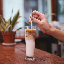 Set of 4 Stainless Steel Straws & Brush (2 Straight straws, 2 Bent straws, 1 Brush) - dailyneed.life