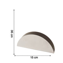Stainless Steel Half-Moon Shaped Tissue Paper Napkin Holder Stand (1 Pc) - dailyneed.life