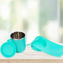 Snack Tray with 350ml Steel Cup for Kids & Home Use - dailyneed.life