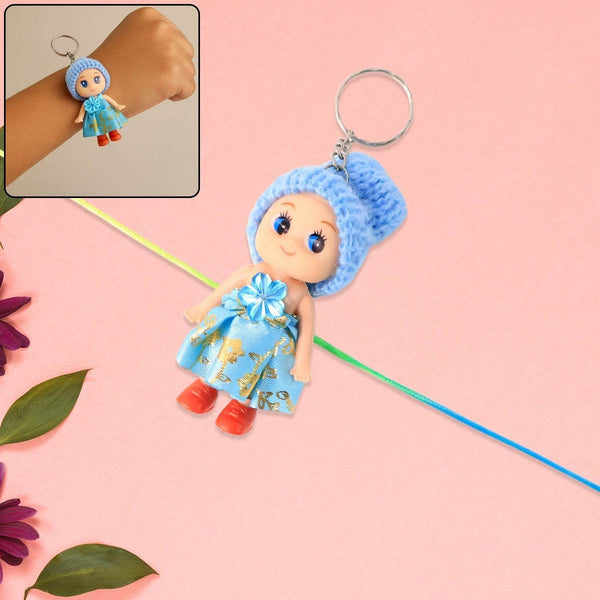 2-in-1 Kids Doll Rakhi cum Keychain – Stylish Soft Toy Rakhi for Raksha Bandhan & Daily Use as Bag or Key Ring (Mix Design) - dailyneed.life