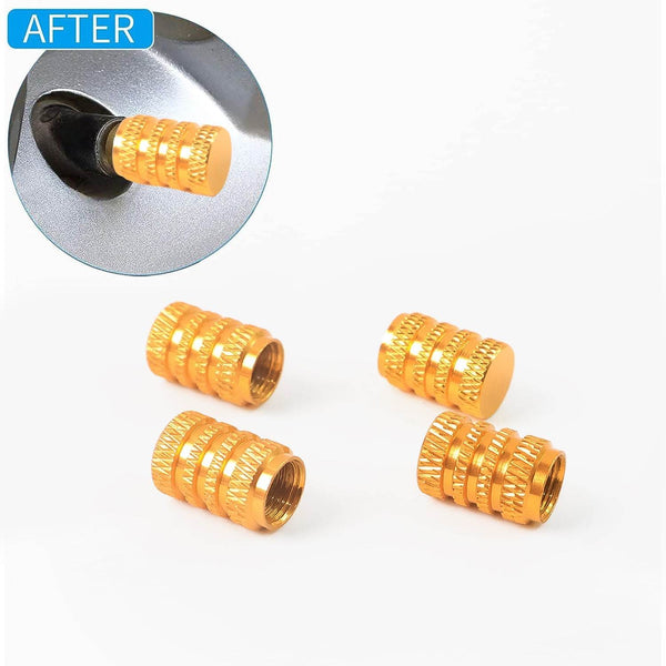 Tire Valve Stem Caps Fit for Genesis Cars. Air Valve Caps Suit for Most Car Truck SUV Wheel Accessories 4pcs Silver. - dailyneed.life