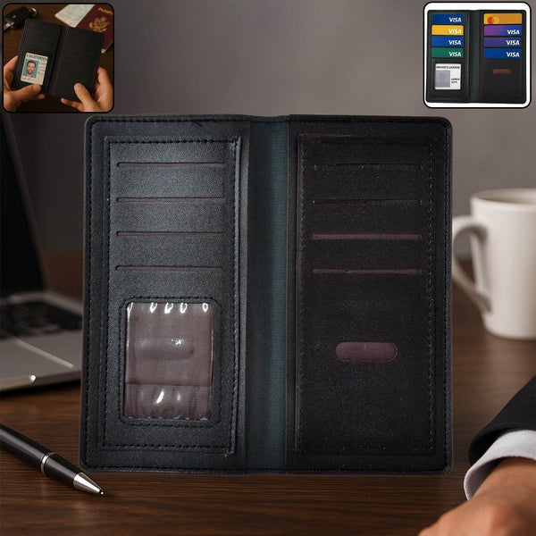 Premium Multi-Compartment Travel Document Holder and Card Organizer Wallet (1 Pc) - dailyneed.life