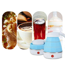 Silicone Foldable Collapsible Electric Water Kettle Camping Boiler - dailyneed.life