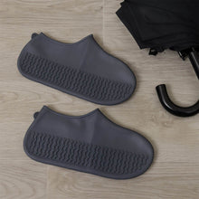 Grey Non-Slip Silicone Rain Reusable Anti skid Waterproof Fordable Boot Shoe Cover (1 Pair ) - dailyneed.life