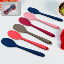 Multipurpose Silicone Spoon, Silicone Basting Spoon Non-Stick Kitchen Utensils Household Gadgets Heat-Resistant Non Stick Spoons Kitchen Cookware Items For Cooking and Baking (6 Pcs Set) - dailyneed.life